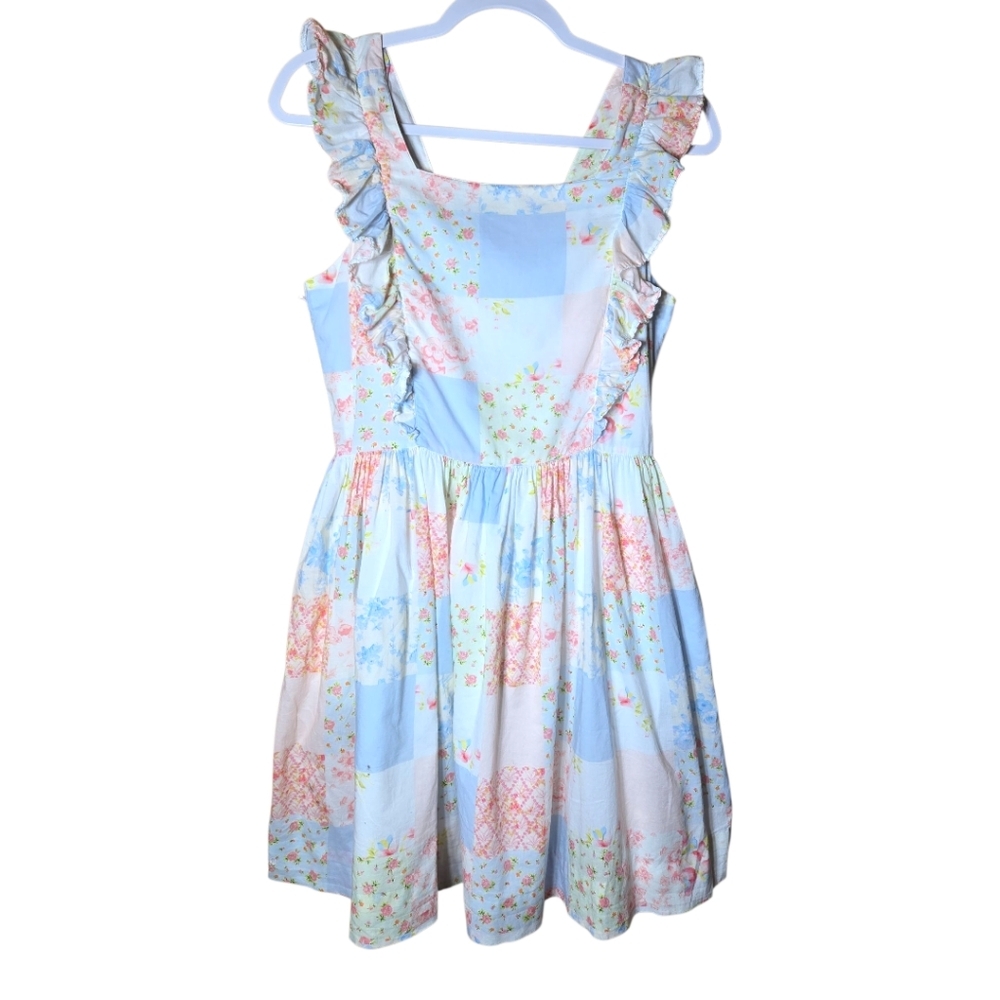 Ralph Lauren Floral Patchwork Dress Size Girls 16